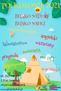 półkolonie 2021 ABC Kids' Club Białystok